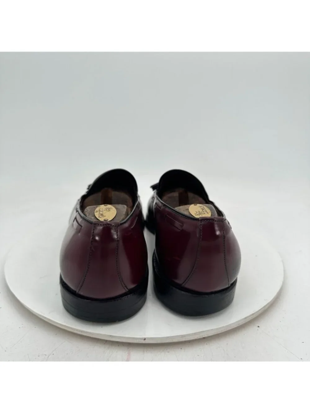 Allen Edmonds Grayson Men Size 11.5B Brown Leather Tassel Loafer Dress Shoes